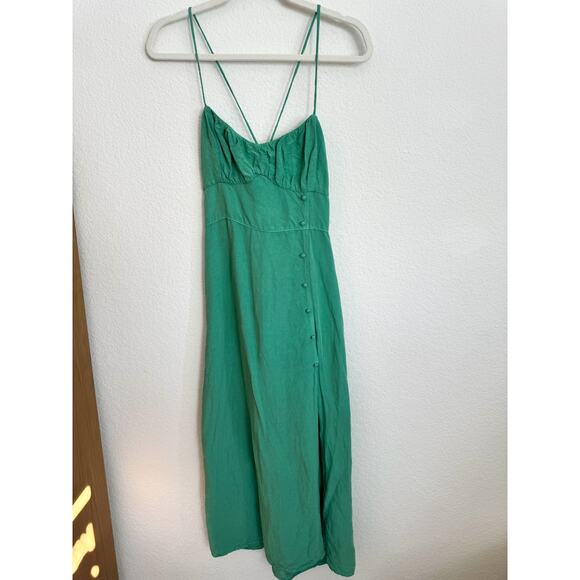 Zara Green Midi Dress - Picture 2 of 7